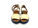 Perky Mare Plataforma Lona Beige