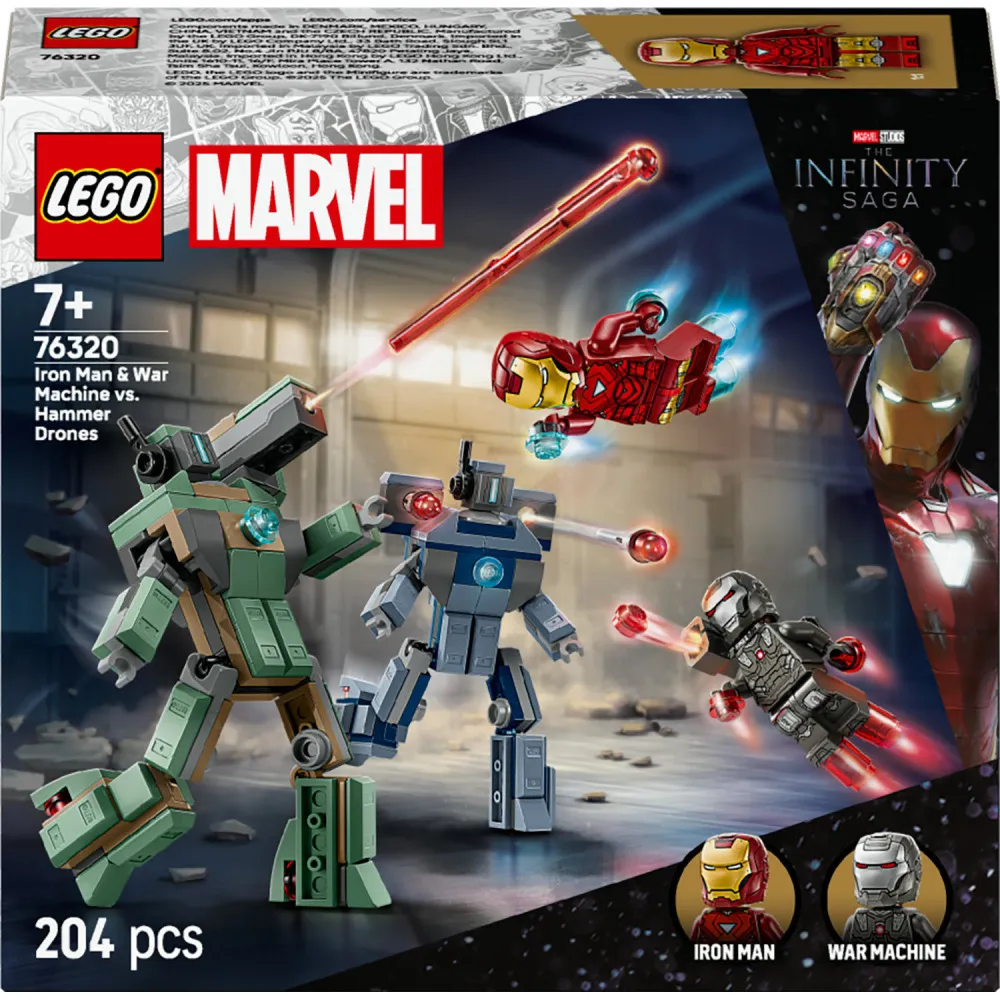 Marvel 76313 MARVEL-Logo und Minifiguren