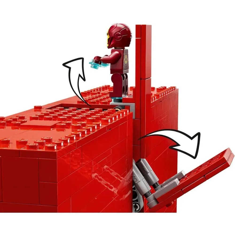 Marvel 76313 MARVEL-Logo und Minifiguren