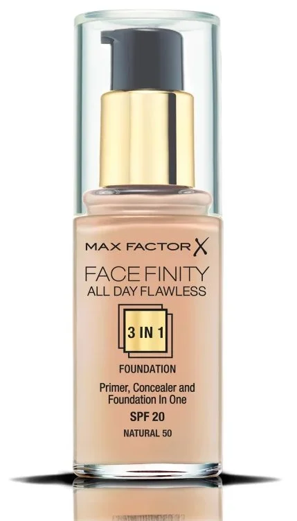 Facefinity 3-in-1 Make-up - 50 Natural 30 ml