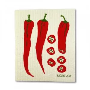 More Joy Waschbares Universaltuch - Chili - 100% kompostierbar