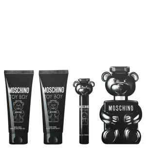 Moschino Toy Boy Geschenkset 100 ml + Aftershave-Balsam 100 ml + Duschgel 100 ml + Eau de Parfum für Herren