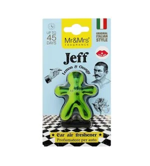 Mr&Mrs Fragrance Jeff Lemon & Orange Autoduft grün