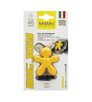 Mr&Mrs Fragrance Big Joy Vanilla Autoduft Gelb