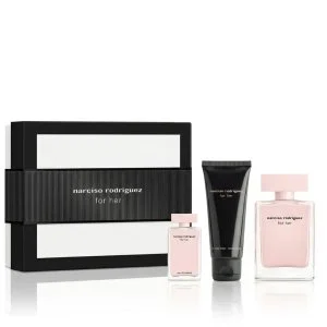 Narciso Rodriguez For Her 50 ml + EDP MINI 7,5 ml + BL Eau de Parfum für Damen