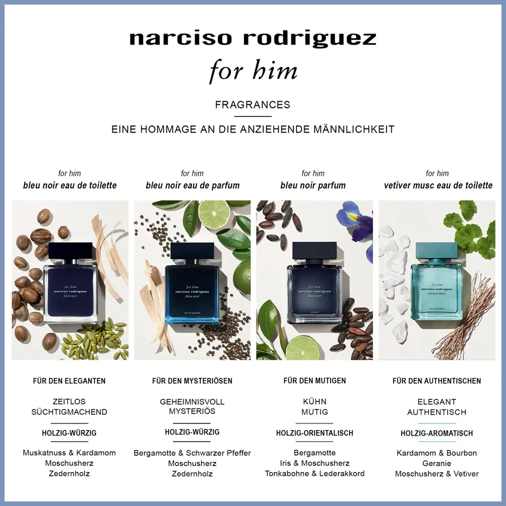 For Him Bleu Noir Eau de Parfum für Herren 100 ml