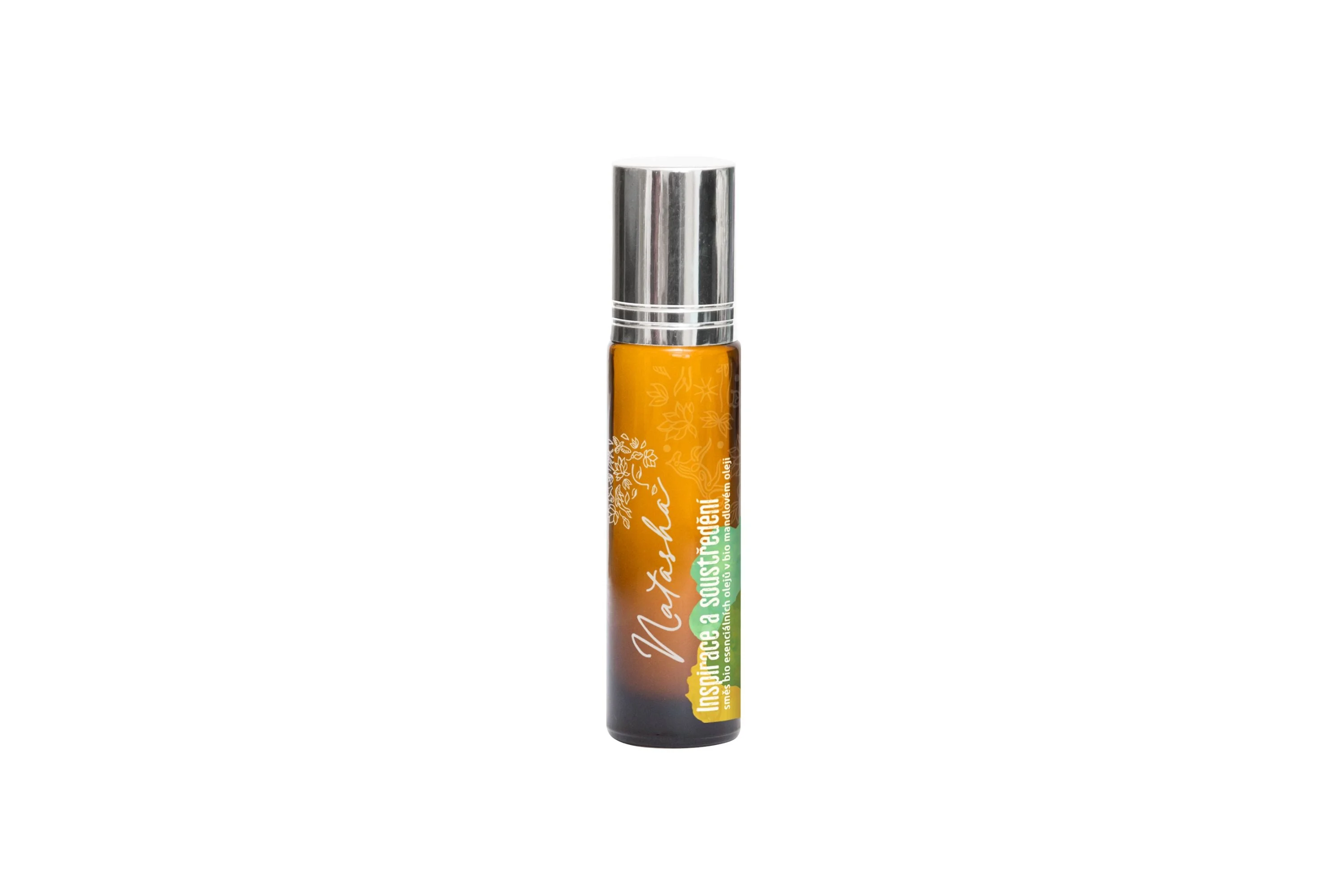 Natasha Roll-on-Mischung ätherischer Öle – Inspiration und Konzentration (10 ml) – schärft den Geist und reduziert Stress