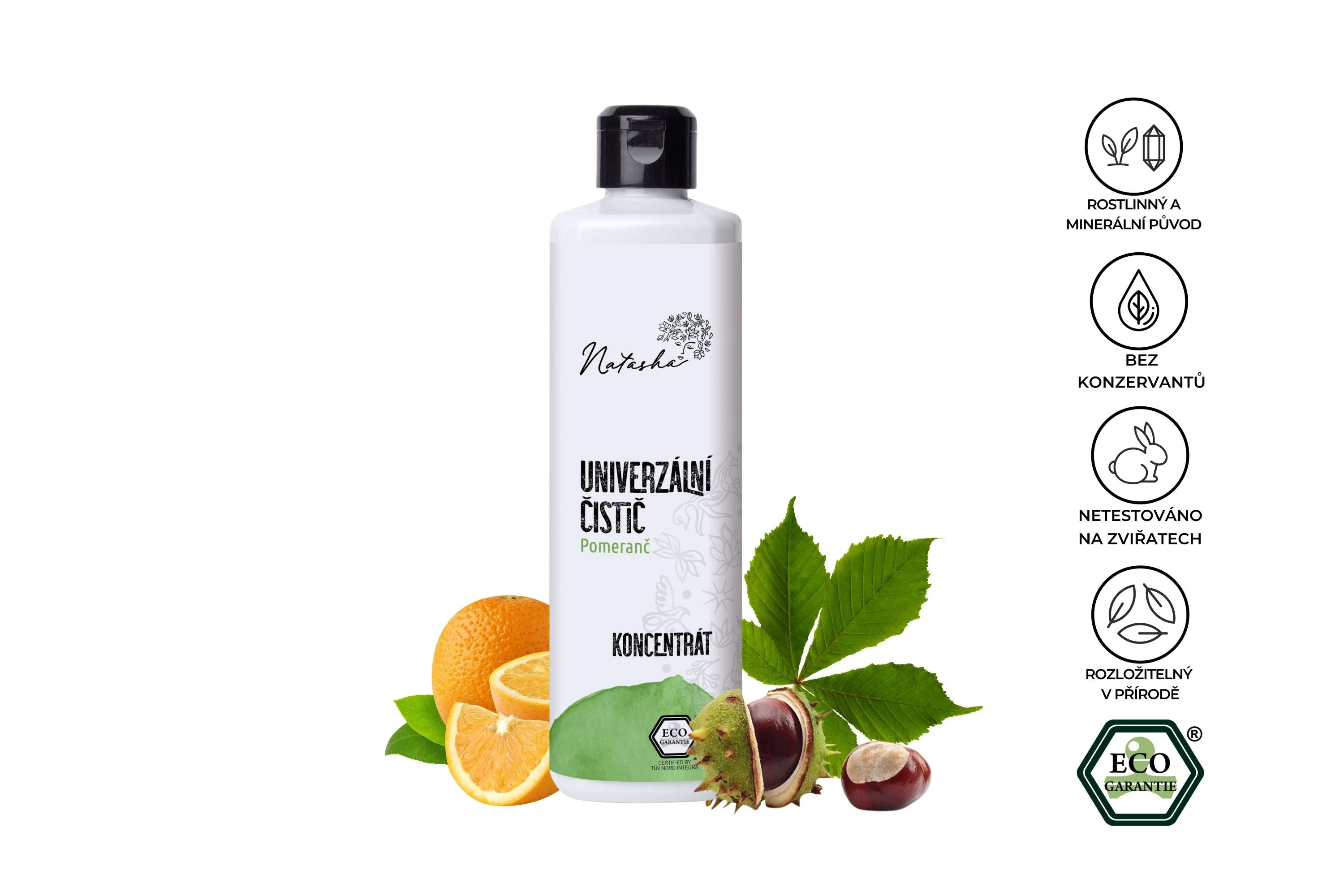 Natasha Allzweckreiniger Orange - Konzentrat 500 ml - geeignet für alle Oberflächen