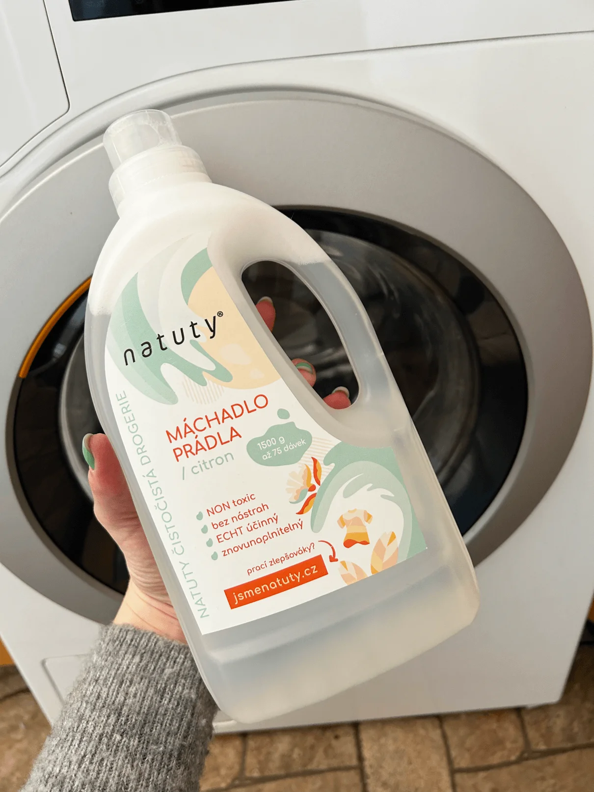 Natuty Wäschespüler mit Zitronenduft 1 l
