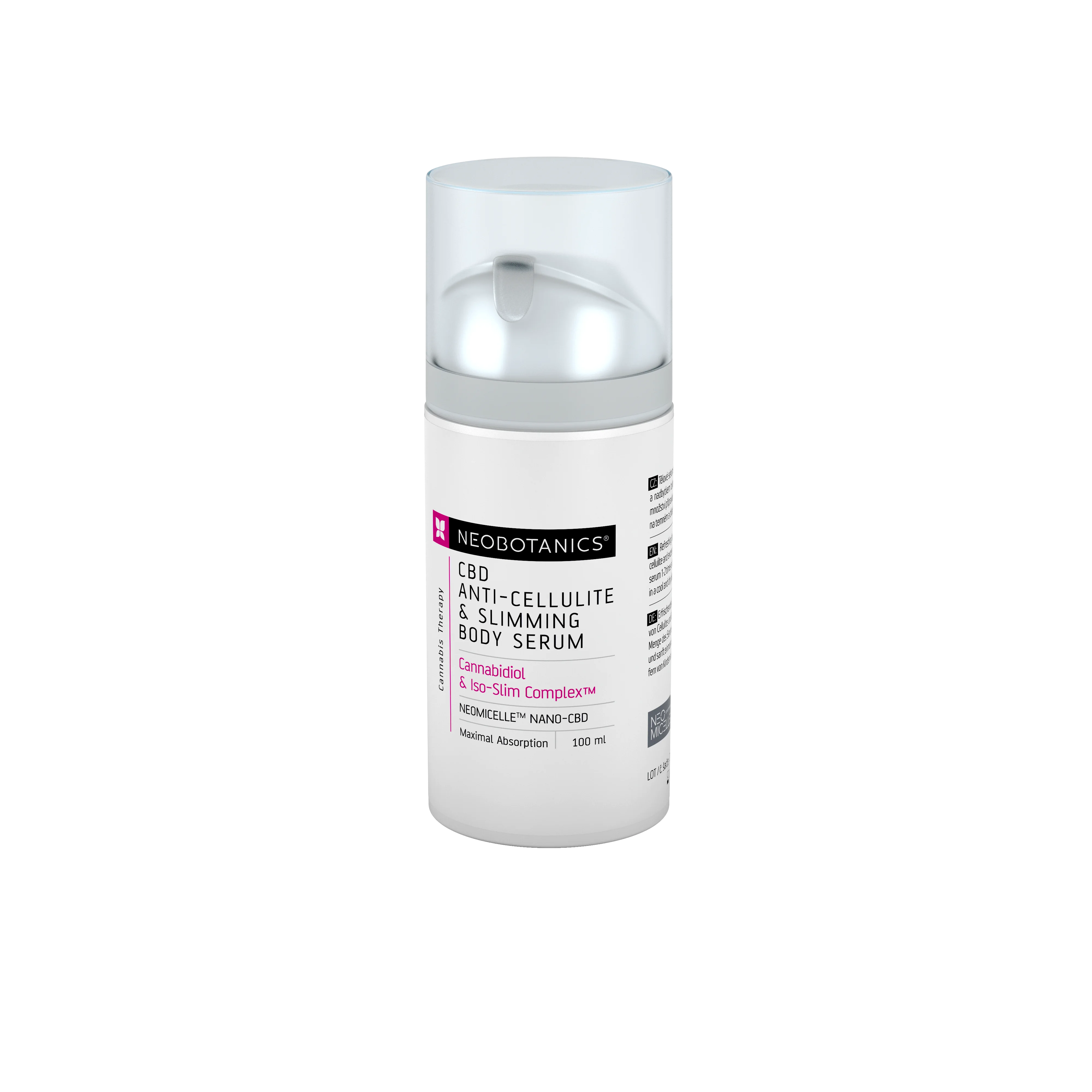 Neobotanics Anti-Cellulite- & Schlankheitsgel mit Hanf (100 ml) – zur Pflege von zu Cellulite neigender Haut
