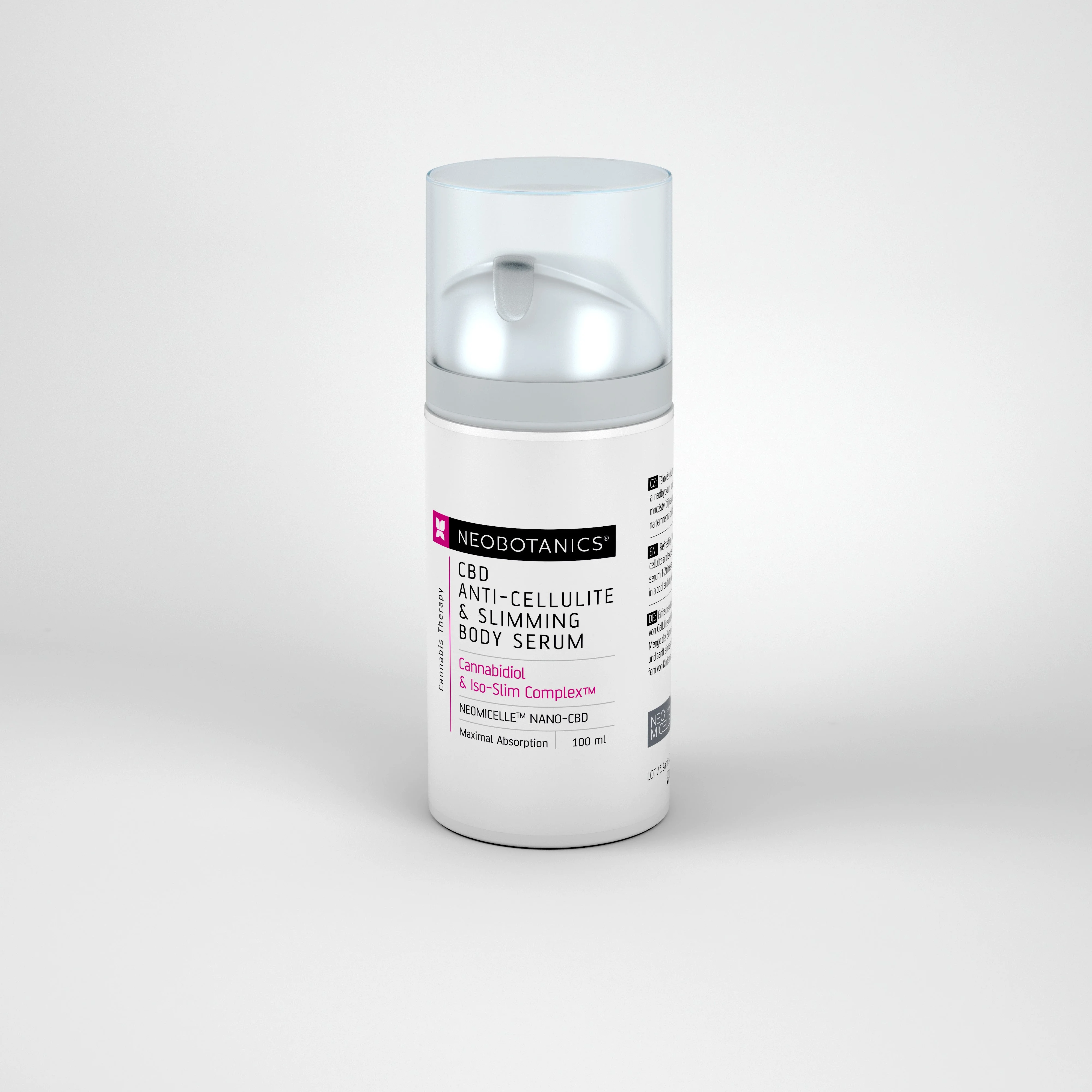 Neobotanics Anti-Cellulite- & Schlankheitsgel mit Hanf (100 ml) – zur Pflege von zu Cellulite neigender Haut