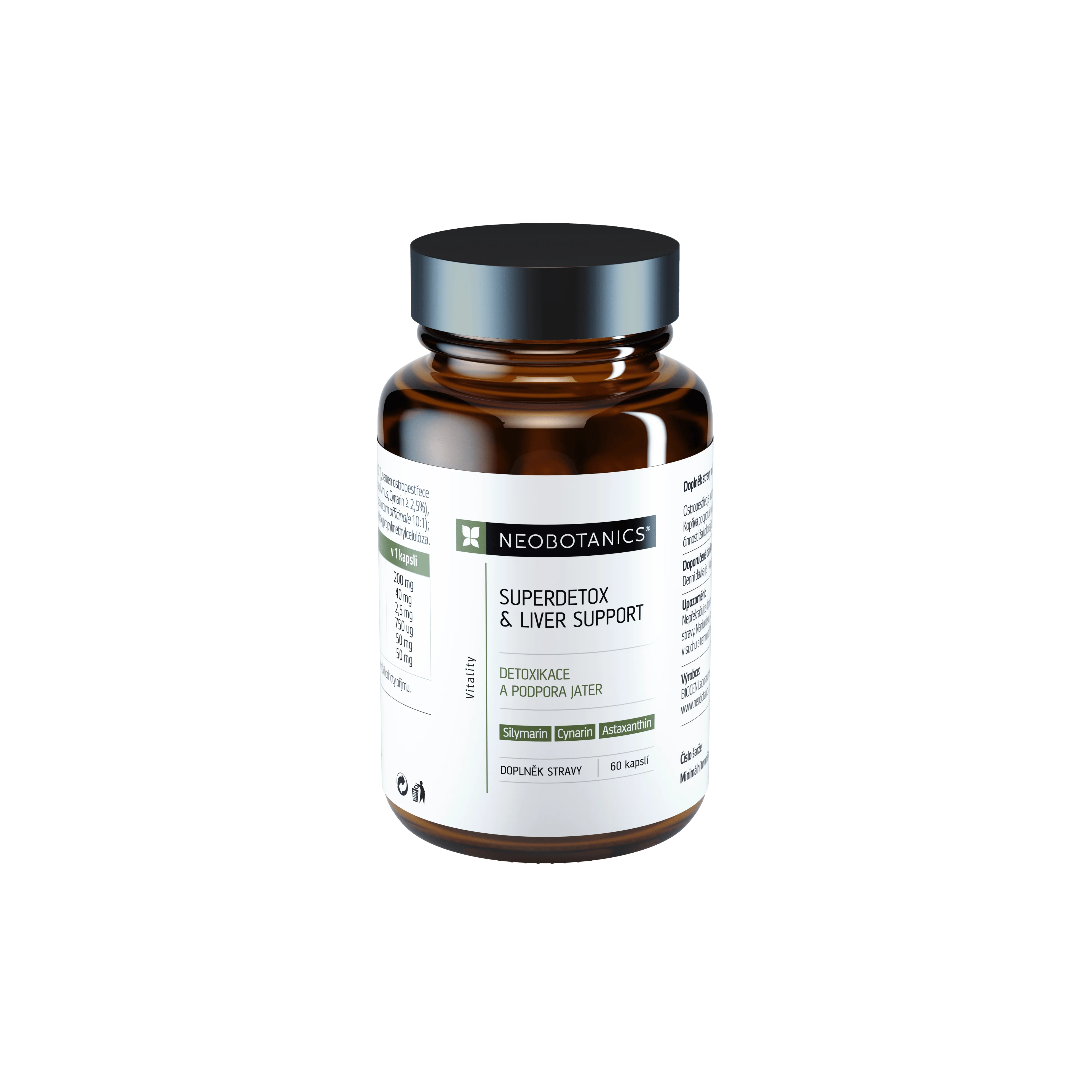 Neobotanics Superdetox & Liver Support (60 Kapseln) - Entgiftung und Unterstützung der Leber