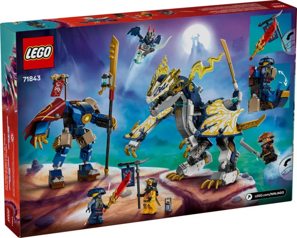 NINJAGO® 71843 Rogue und der robotische Drachenreiter