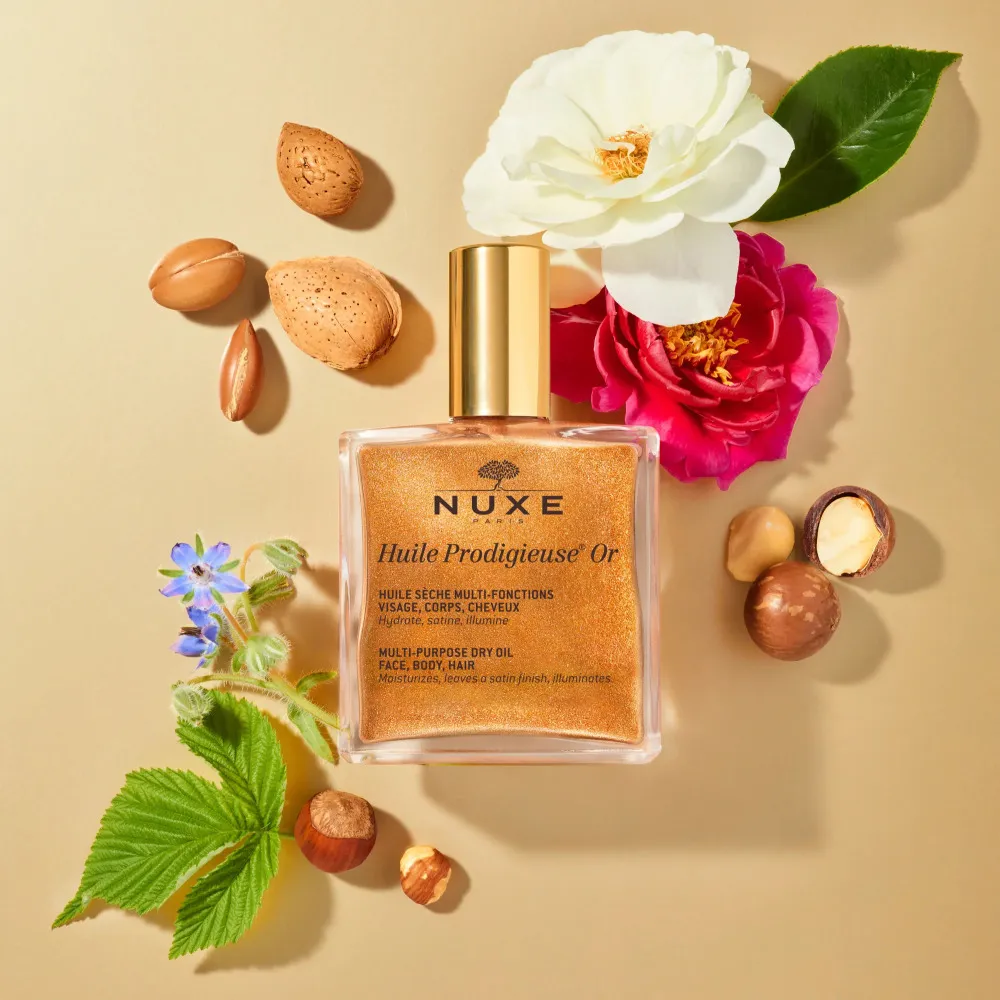Huile Prodigieuse Or multifunktionales schimmerndes Trockenöl für Gesicht, Körper und Haare 50 ml