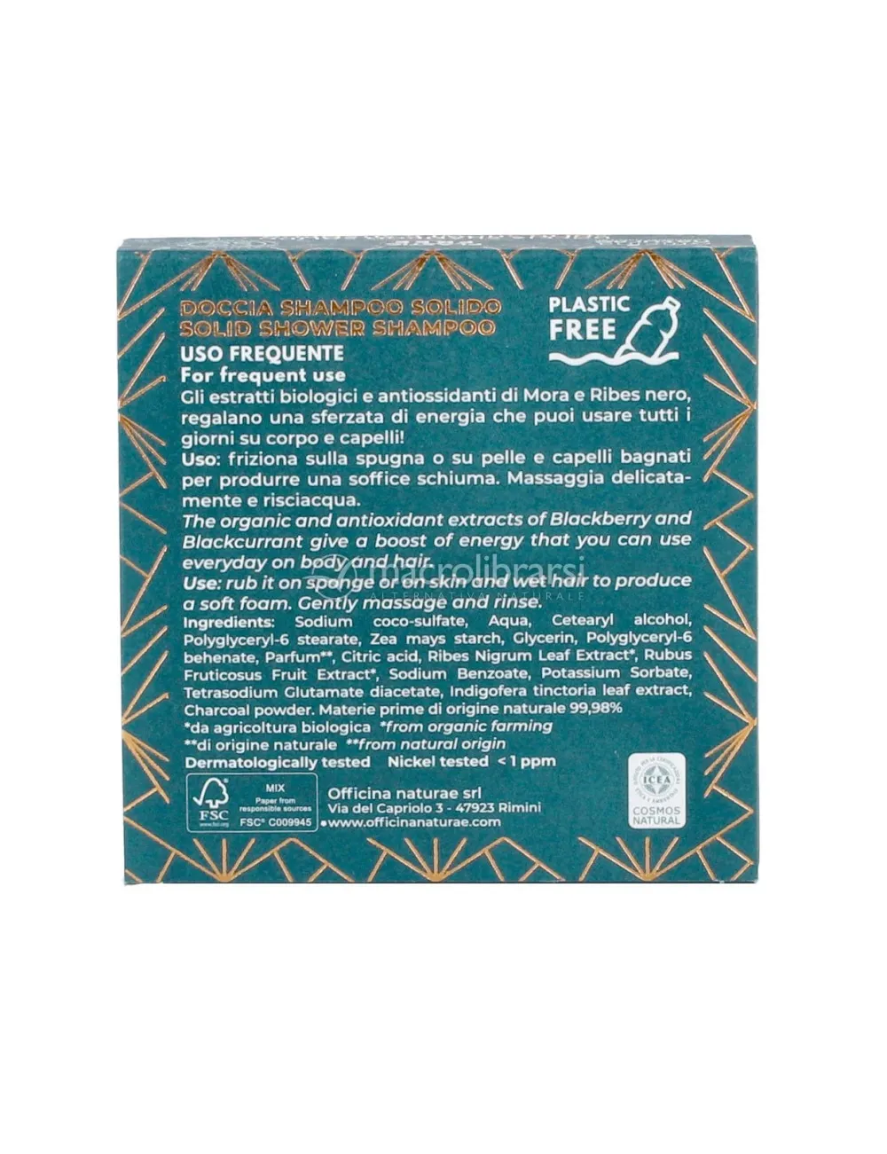 Officina Naturae 2in1 Men's Rigid Shower Shampoo für Haar und Körper N°03 (50 g)