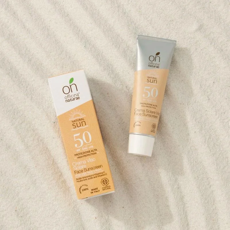 Officina Naturae Sonnencreme fürs Gesicht SPF 50 – straffend (30 ml) – für alle Hauttypen