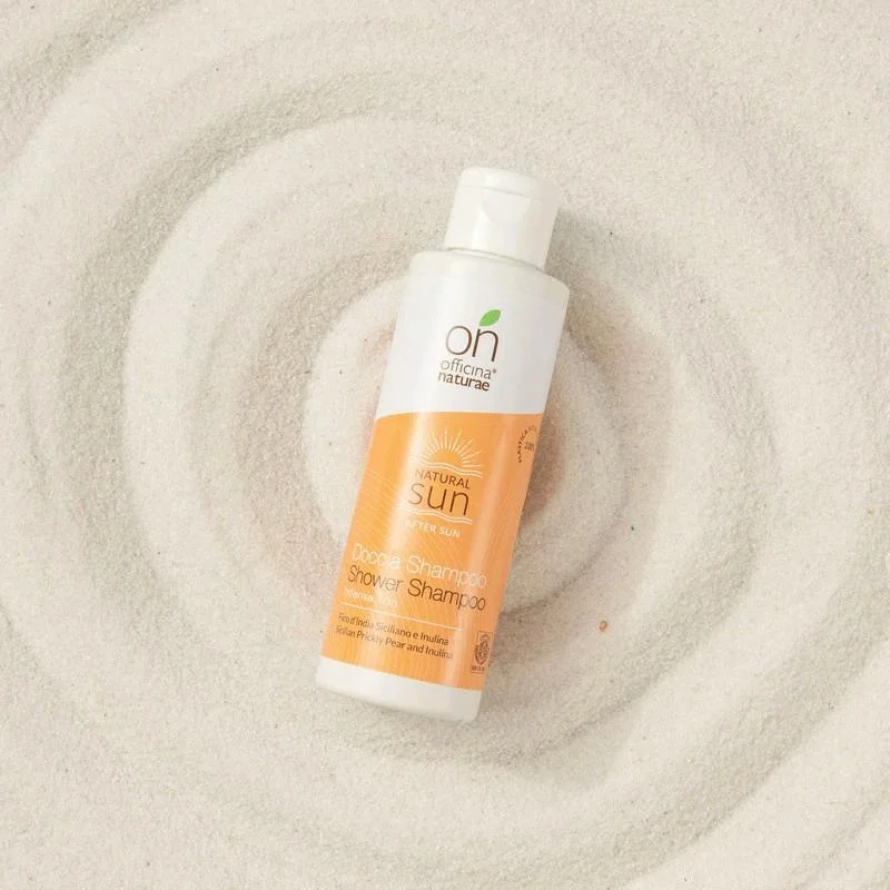Officina Naturae Duschgel und Shampoo nach dem Sonnenbad (150 ml) - mit Vanille-Kokos-Duft