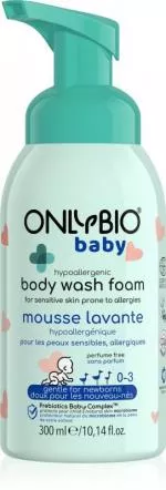 OnlyBio Hypoallergener Waschschaum für Babys (300 ml) - geeignet ab Geburt