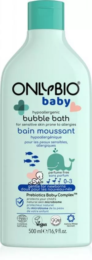 OnlyBio Hypoallergener Badeschaum für Säuglinge (500 ml)