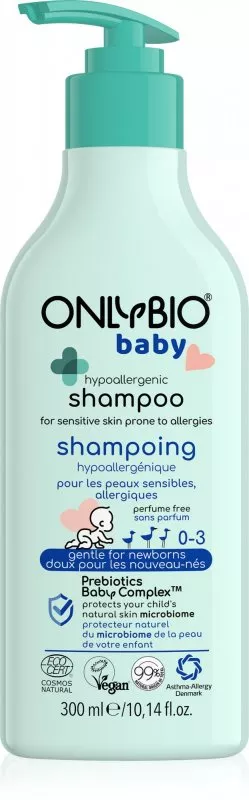 OnlyBio Hypoallergenes Shampoo für Säuglinge (300 ml)