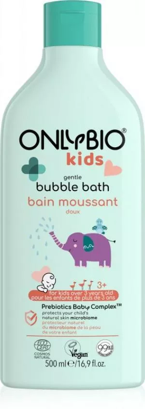 OnlyBio Sanfter Badeschaum für Kinder ab 3 Jahren (500 ml)