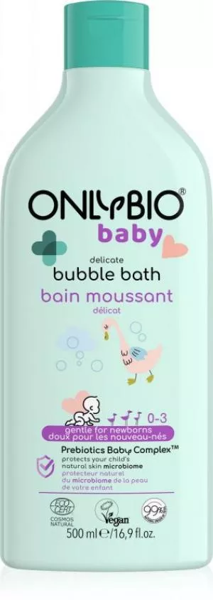 OnlyBio Sanfter Badeschaum für Säuglinge (500 ml)