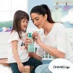OnlyBio Sanfte Körpermilch für Kinder (300 ml) - für Neugeborene und ältere Kinder