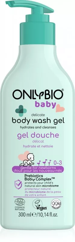 OnlyBio Sanfte Babywäsche (300 ml) - geeignet ab Geburt