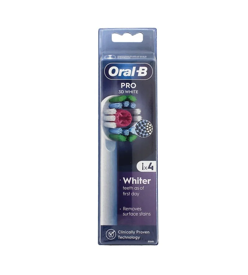 Pro 3D White Ersatzbürstenköpfe 4 St.