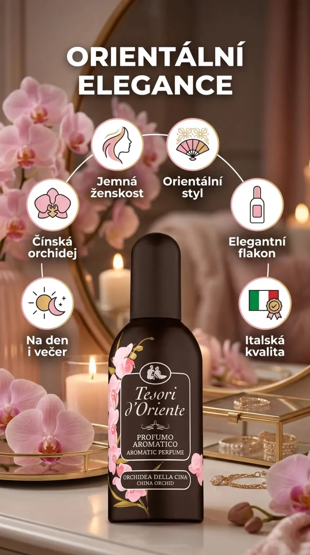 Orchidea della Cina Eau de Parfum für Damen 100 ml