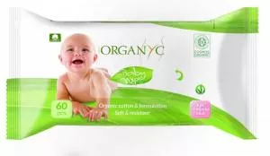 Organyc Baby-Feuchtbinden BIO (60 Stück)