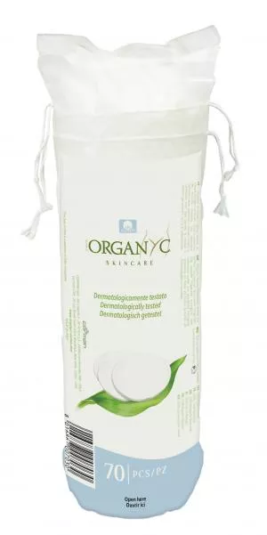 Organyc Peeling-Wattestäbchen (70 Stück) - 100% Bio-Baumwolle