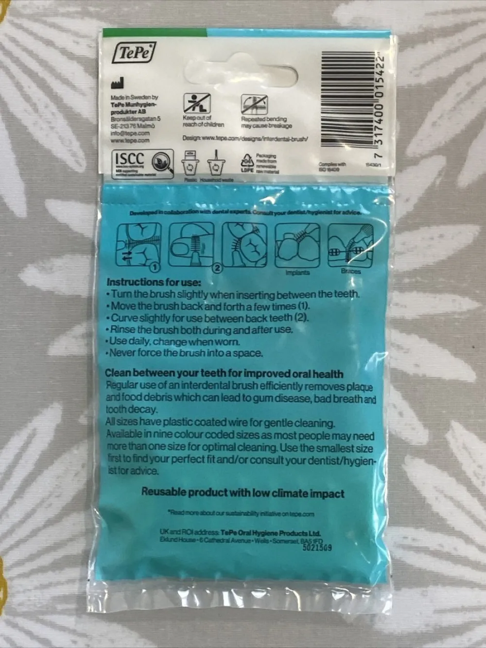 Original Interdentalbürsten 0,8 mm 8 Stück