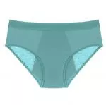 Pinke Welle Menstruationshöschen Azure Bikini - Medium - Medium und leichte Menstruation (S)