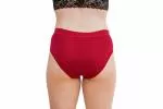 Pinke Welle Menstruationshöschen Bikini Rot - Medium - 100 Tage Umtauschrecht und leichte Menstruation (L)