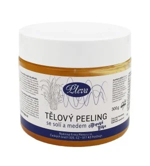 Pleva Exfoliating Body Scrub mit Honig und Salz (Zitronengras) Körperpeeling 300 g