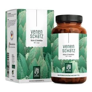 Naturtreu Schatz für die Venen - Rutin & Beinwell, 120 Kapseln