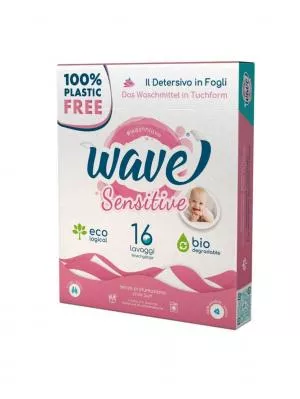 Wave Sensitive parfümfreie Waschstreifen für 16 Waschgänge