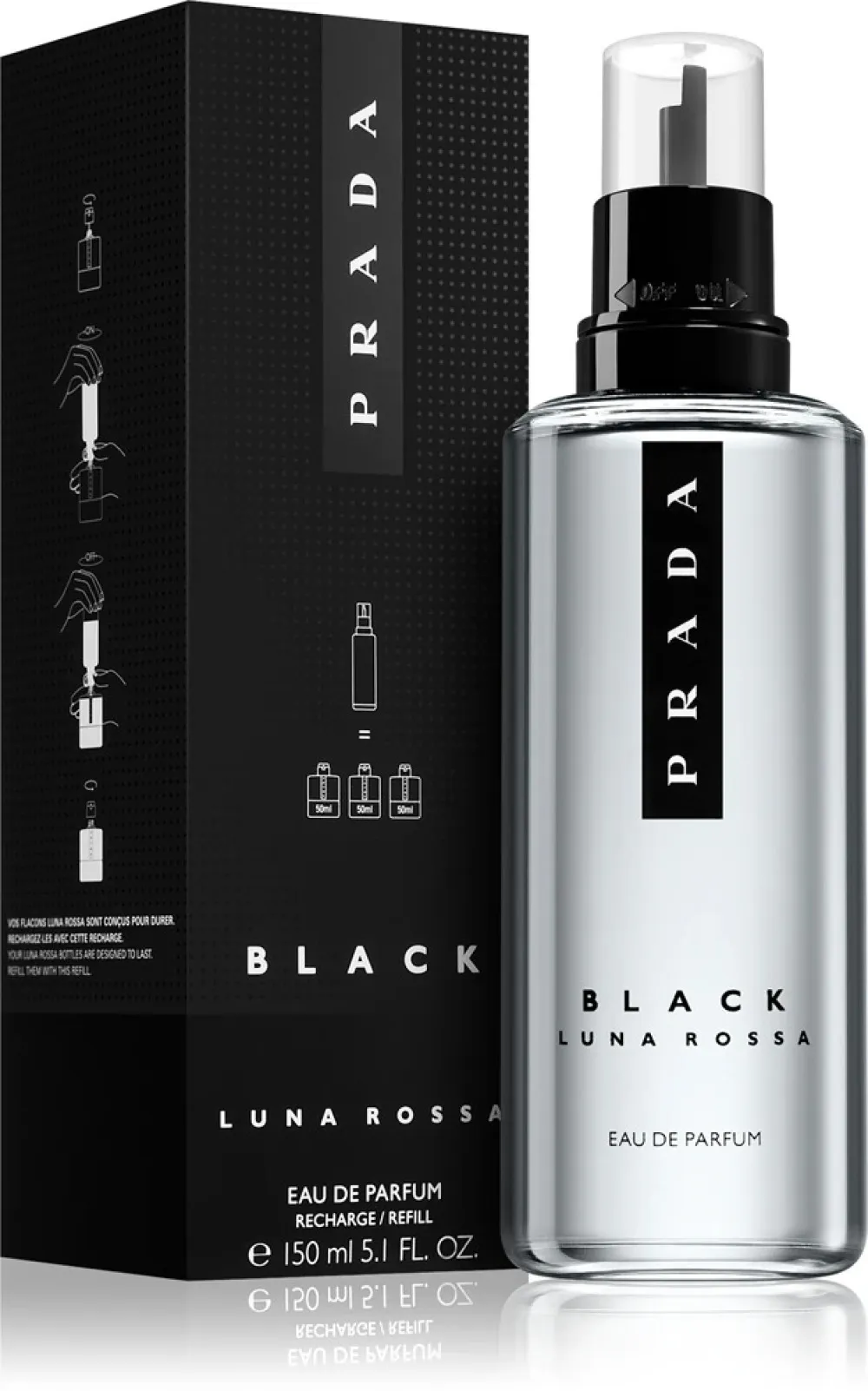 Luna Rossa Black Eau de Parfum für Herren 100 ml