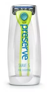 Preserve Shave 5 Rasierer (inkl. 1 Kopf) - marineblau