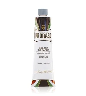 PRORASO Blue Rasierseife mit feuchtigkeitsspendender Wirkung in der Tube
