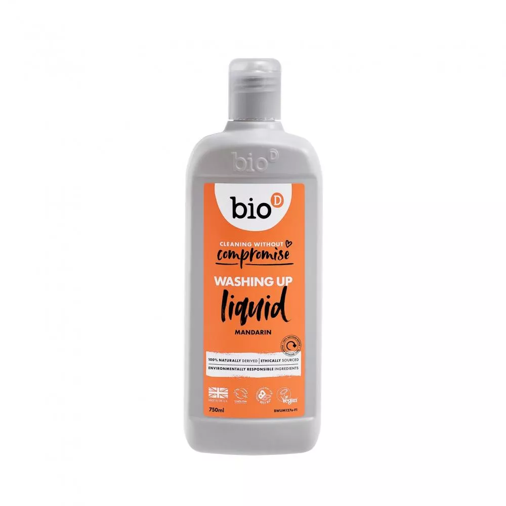 Bio-D Geschirrspülmittel mit Mandarinenduft hypoallergen (750 ml)
