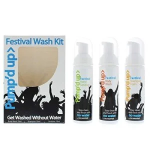 Pump’d UP 99% Desinfektions-Kit (desinfizierendes Shampoo, Duschgel und Handdesinfektion) 3*70 g