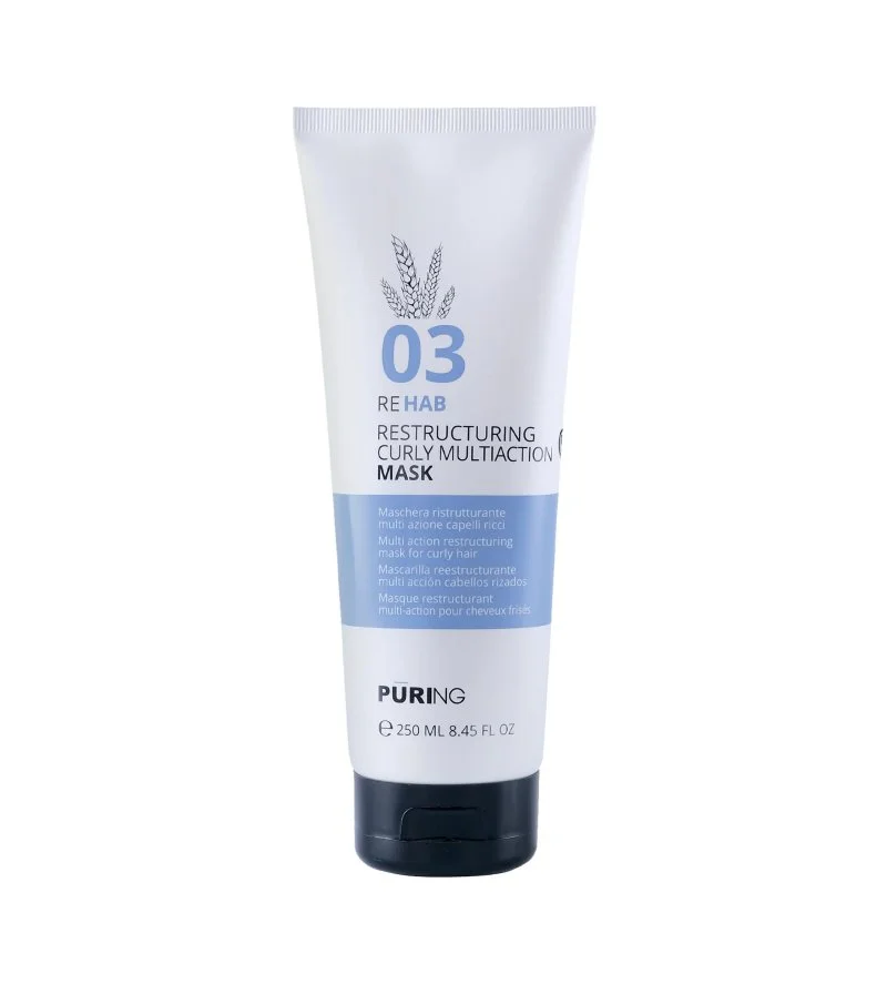 03 Rehab Restructuring Curly Multi Action Mask intensive Feuchtigkeitsmaske für lockiges, welliges und krauses Haar 250 ml