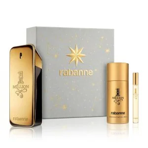 Paco Rabanne 1 Million Eau de Toilette für Herren 100 ml + EDT Mini 10 ml + Deo-Spray