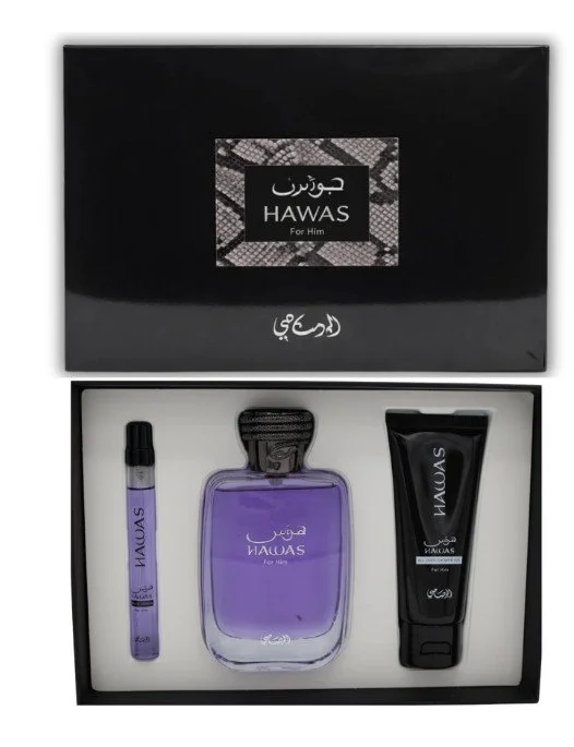 Hawas Men M Eau de Parfum 100 ml + EDP 10 ml + Duschgel 50 ml
