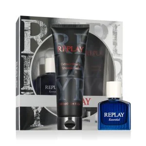 Replay Essential for Him 30 ml + Duschgel Eau de Toilette für Herren