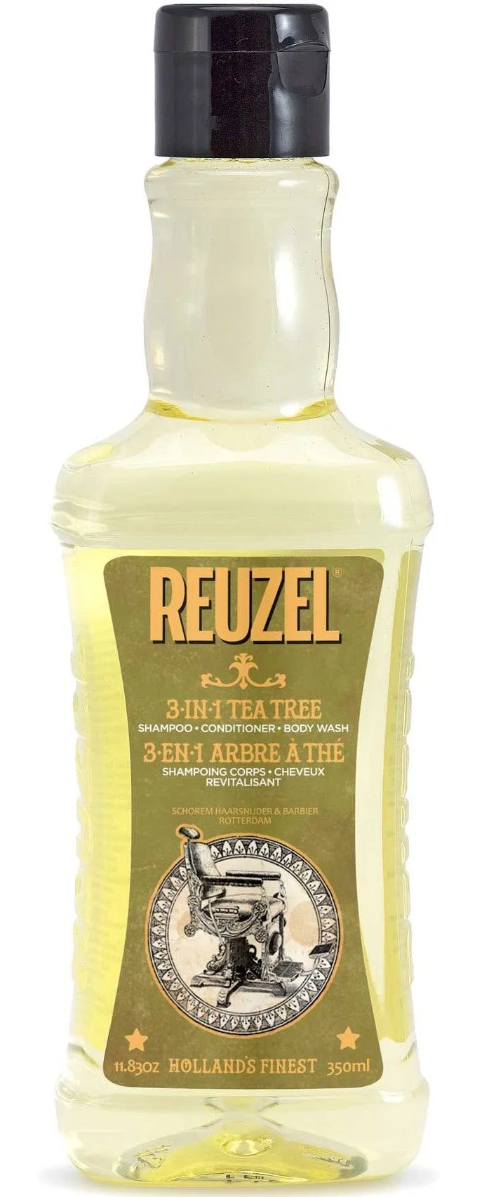 3-in-1 Tea Tree Shampoo-Spülung-Duschgel Herrenshampoo 3-in-1 für Herren 350 ml