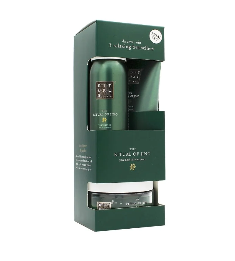 The Ritual of Jing Geschenkset Duschgel 50 ml + Körperpeeling 125 g + Körpercreme