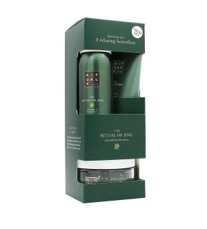 Rituals The Ritual of Jing Geschenkset Duschgel 50 ml + Körperpeeling 125 g + Körpercreme